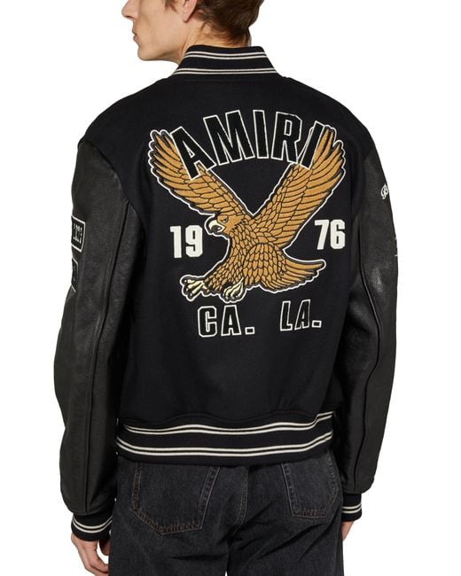 Bomber Eagle Varsity Amiri pour homme en coloris Black