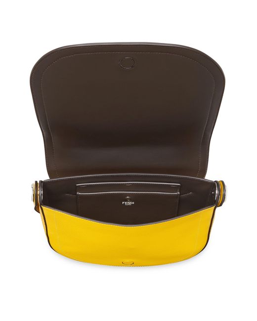 Fendi Chiodo Kuriertasche Roma Leather in Yellow für Herren