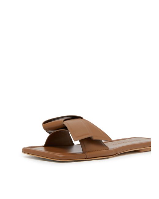 Acne Brown Flat Sandals
