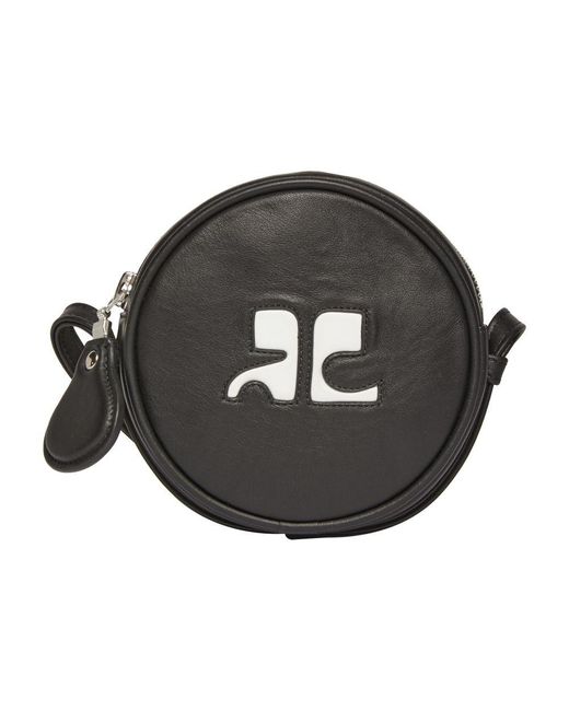 Courreges Gray Small Circle Bag for men
