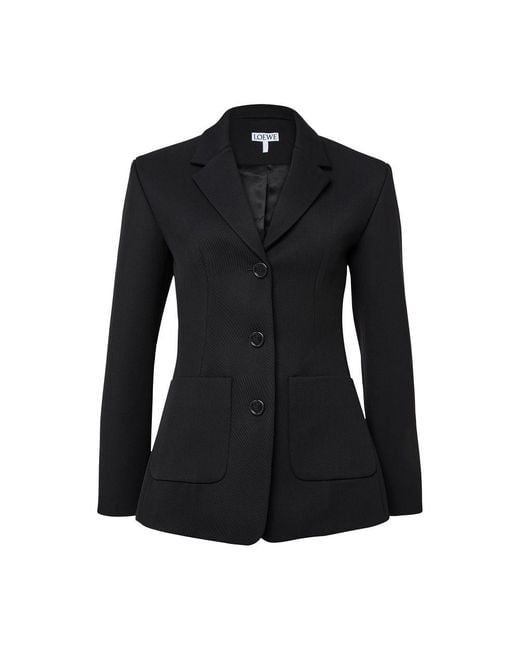 Loewe Black Woolen Jacket