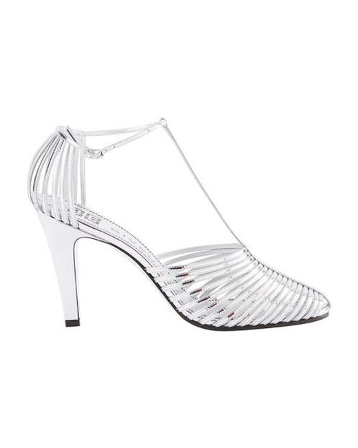 Givenchy Metallic Cage High Heeled Sandals