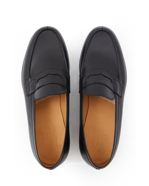J M Weston 180 Loafers In Black For Men Lyst