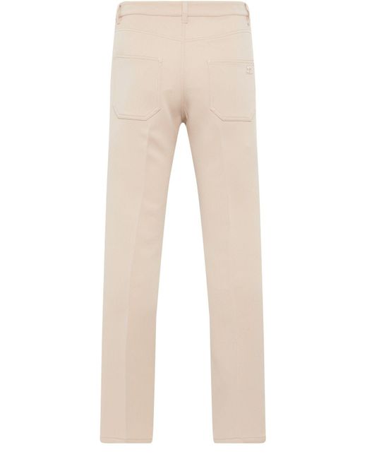 Courreges Twill 70's Bootcut Pants in Natural for Men | Lyst