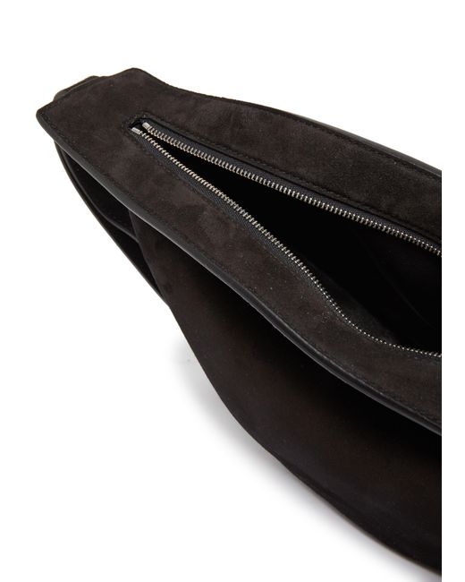 The Row Black Slouchy Belt Bag
