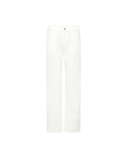 Chloé White Wide Jeans