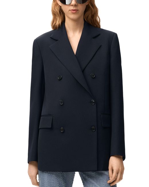 Loewe Blue Wool Blazer