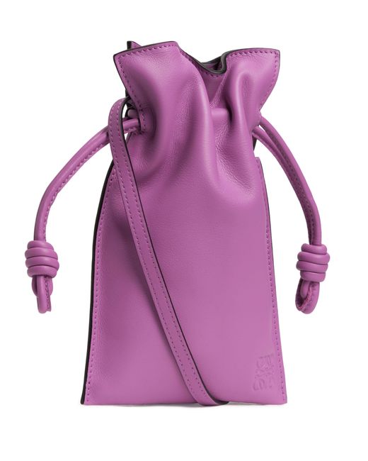 Loewe Purple Flamenco Pocket Bag