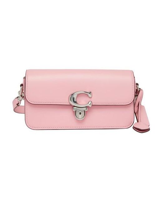 COACH Studio Baguette Bag in Pink | Lyst UK