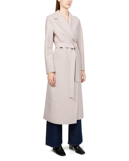 Harris Wharf London Women's Pink Maxi Coat
