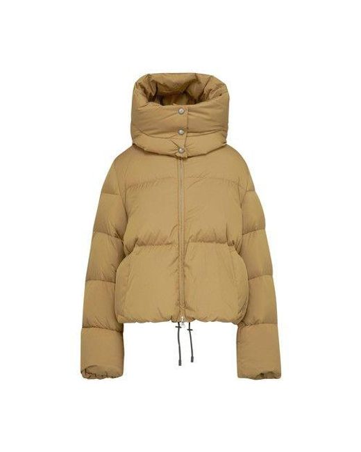 Sportmax Marica Puffer Jacket in Brown | Lyst