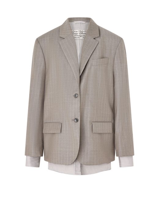 Acne Gray Suit Jacket
