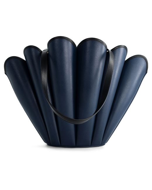 Mlouye Blue Shell Handbag