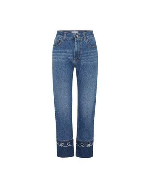 Chloé Blue Straight Jeans