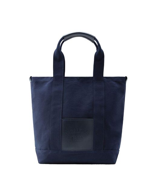 Woolrich Blue Premium Tote Bag for men