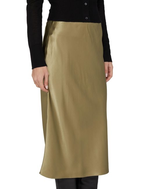 Joseph Green Isaak Silk Midi Skirt