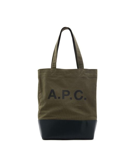 A.P.C. Green Axelle Tote