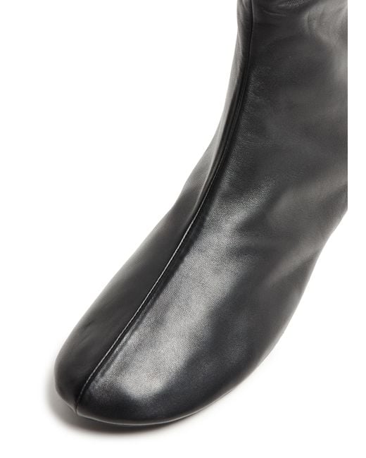 The Row Black Stella Ankle Boots