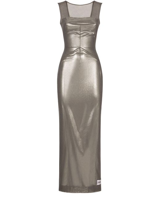 Dolce & Gabbana Gray Kim Ankle-length Dress