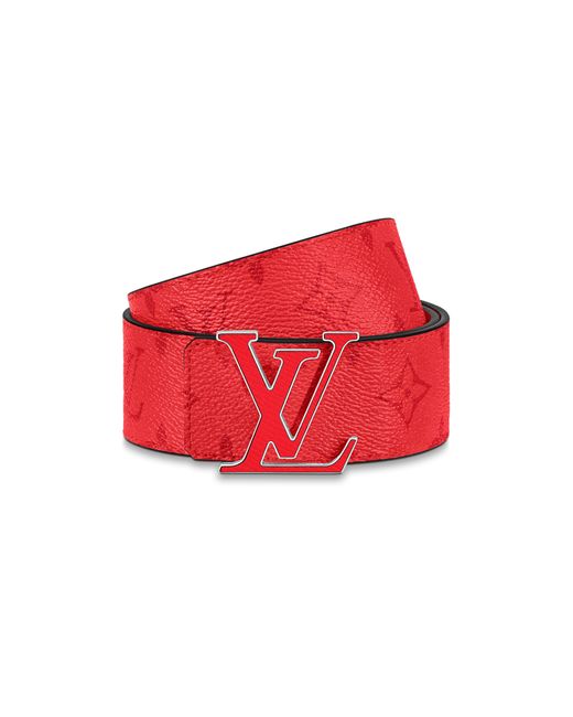 Louis Vuitton LV Initiales Wendegürtel 40 mm in Red für Herren