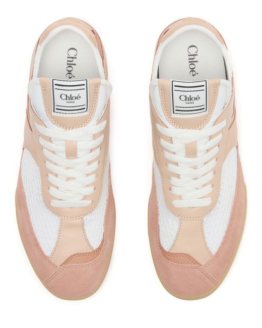 Chloé Pink Chloé Kick Sneakers