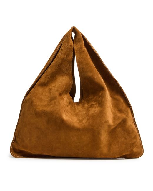 The Row Brown Small Bindle Bag