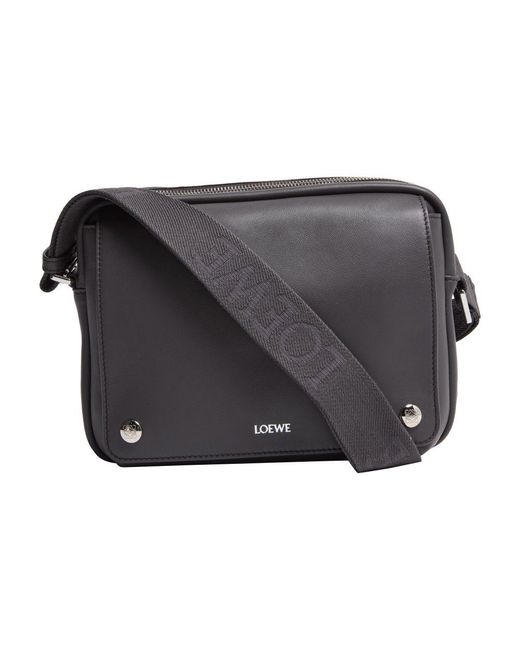 Loewe Messenger Bag Xs Pebble Aus Glattem Kalbsleder in Black für Herren
