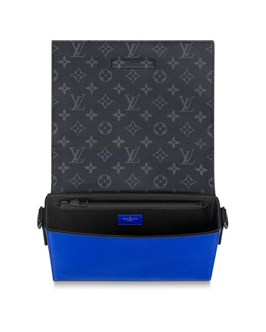 Louis Vuitton Box Messenger Tasche in Blue für Herren