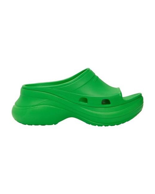 Balenciaga Crocs Mules in Green for Men | Lyst
