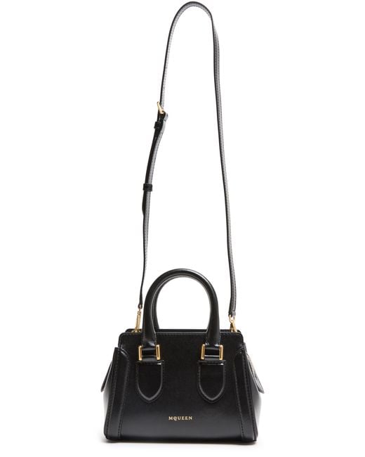 Alexander McQueen Black Birdee Mini Handbag