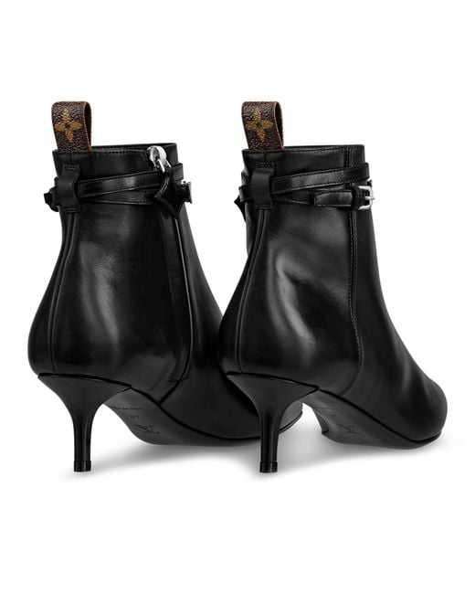 Louis Vuitton Black Call Back Ankle Boot