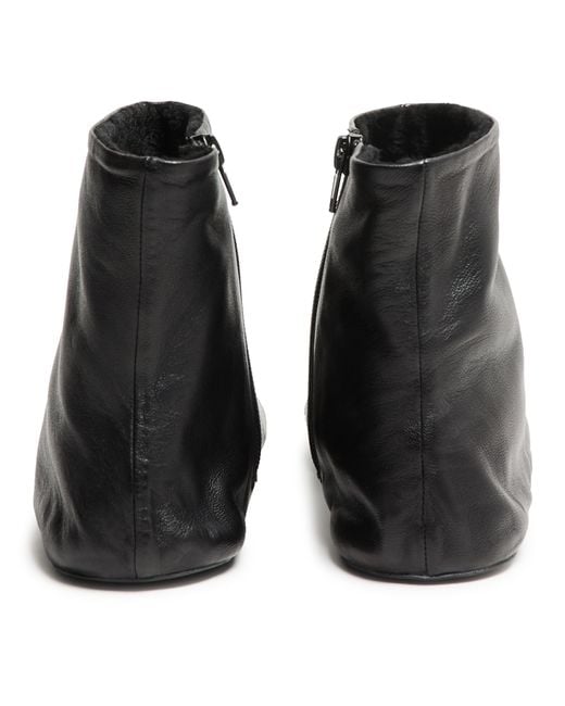 The Row Black Stella Ankle Boots