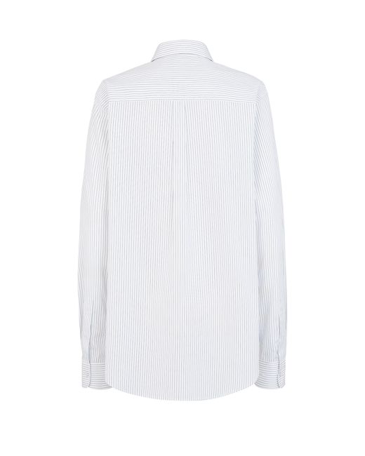 Fendi White Hemdbluse in Relaxed Fit