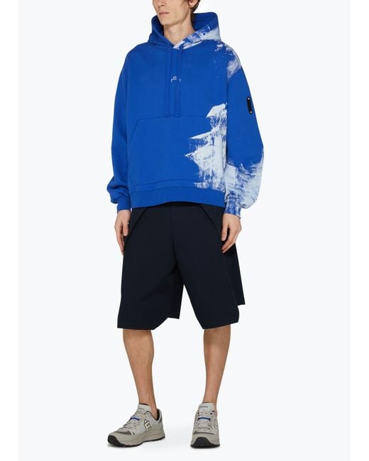 A_COLD_WALL* Blue Brushstroke Hoodie for men