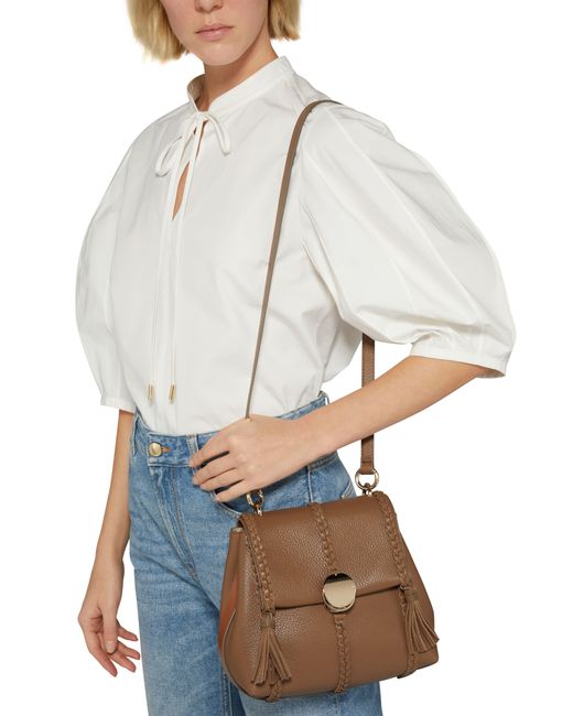 Chloé Brown Penelope Small Soft Shoulder Bag
