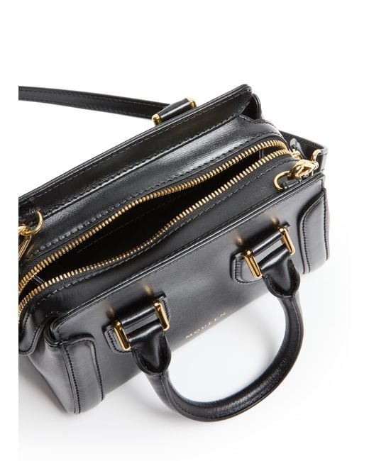 Alexander McQueen Black Birdee Mini Handbag