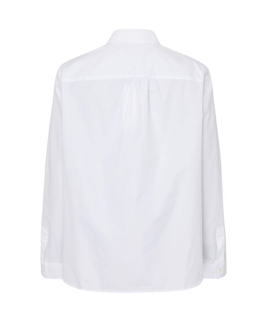 Maison Kitsuné White Classic Shirt With Baby Fox Logo