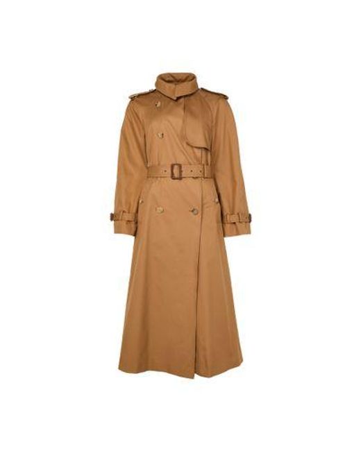 Chloé Brown Cotton Gabardine Trench