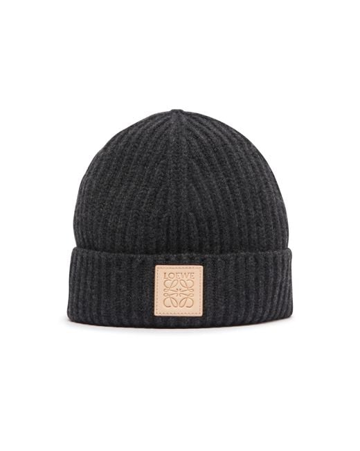 Loewe Black Cashmere Beanie