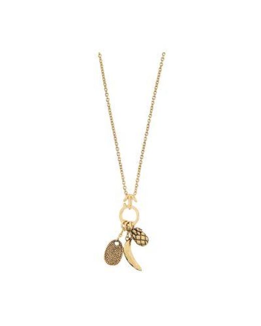 Collier Charms Chloé en coloris Metallic