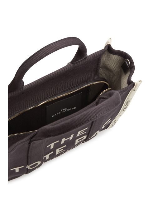 Marc Jacobs Black Jacquard-Einkaufstasche