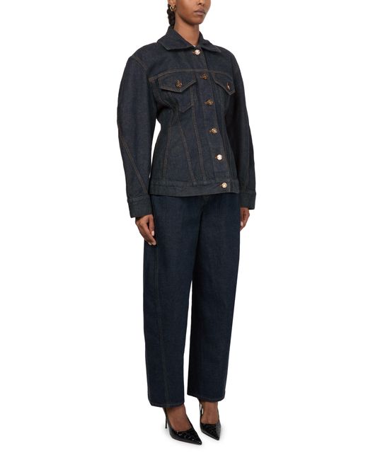 Givenchy Blue Cinched Jacket