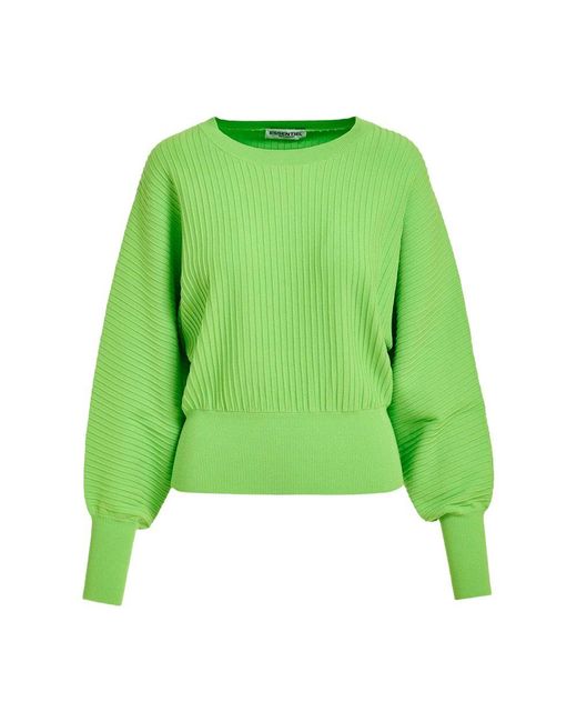 Essentiel Antwerp Green Favour Sweater