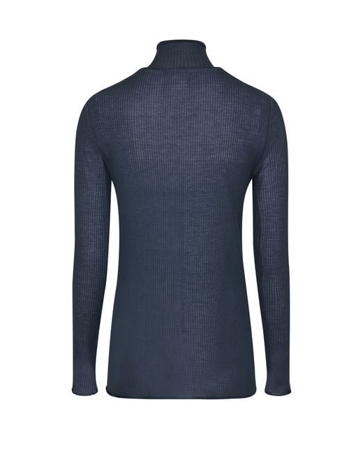 Lemaire Blue Seamless High Neck