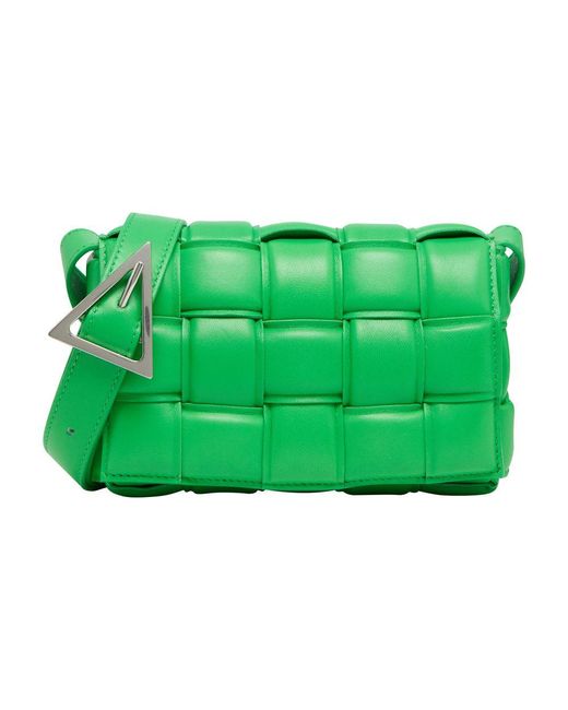 Bottega Veneta Green Small Padded Cassette Bag