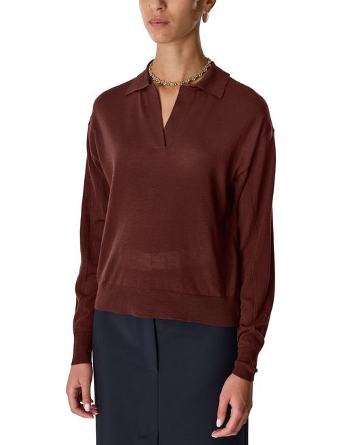 Soeur Purple Fleming Wool Sweater