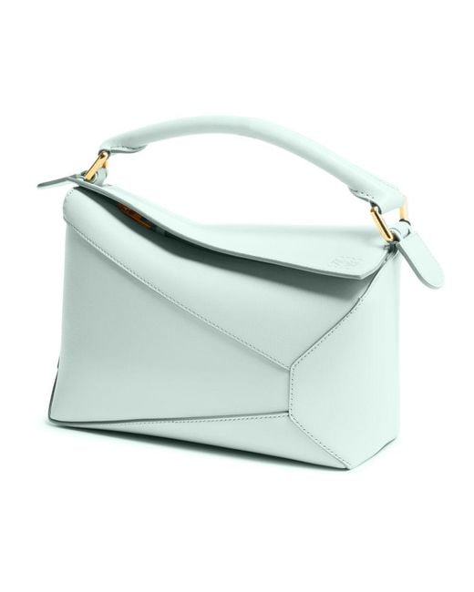 Loewe Blue Small Puzzle Edge Bag