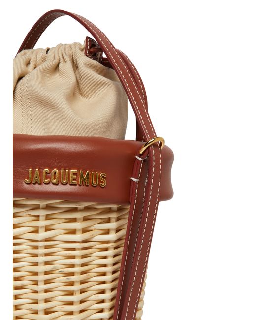 Jacquemus Brown Le Panier Seau Bucket Bag