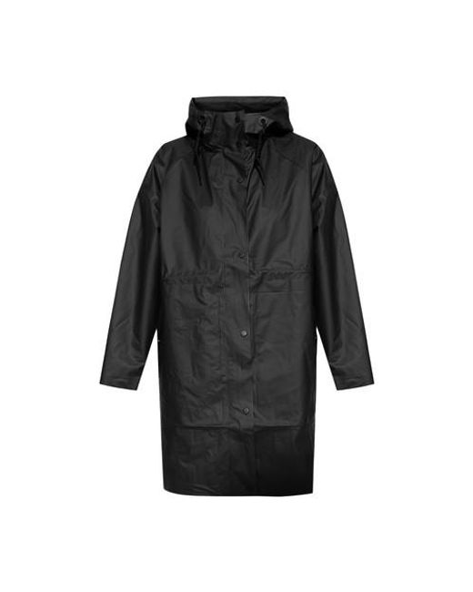 Hunter Black Rain Coat With Pockets