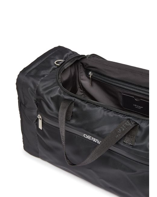 Off-White c/o Virgil Abloh Black Outdoor Weekender Bag for men
